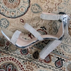 Shiny Diamond Studded Heels